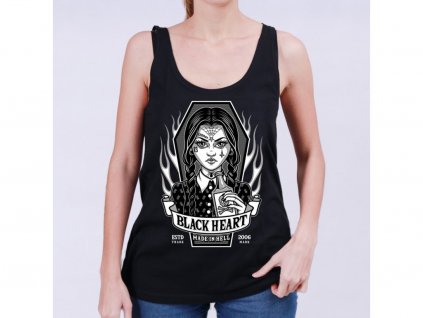 Dámské Tílko BLACK HEART WEDNESDAY (Velikost S)