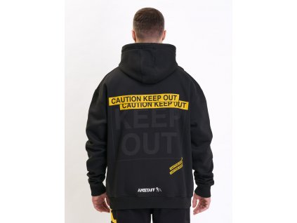 Pánská mikina Amstaff Caution Area Oversized + Doprava zdarma na další nákup