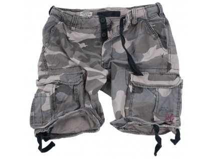 Surplus Pánské kraťasy Airborne Vintage Shorts nightcamo