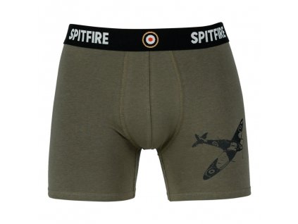 Trenýrky Boxer SPITFIRE ZELENÉ