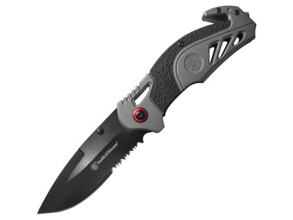 Nůž zavírací 1100038 kombinované ostří, s řezákem ŠEDÝ