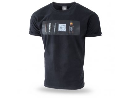 Pánské triko Dobermans Aggressive KATASTROFA TS291 black (Velikost M)