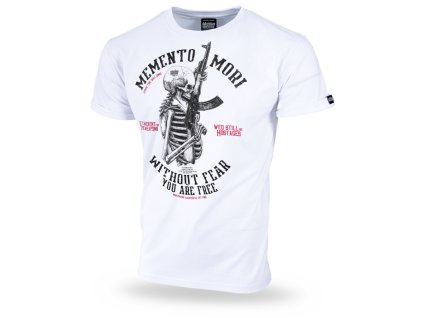 Pánské triko Dobermans Aggressive MEMENTO MORI TS290 bílé (Velikost M)