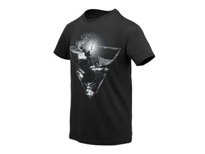 Triko NIGHT VALLEY ČERNÉ (velikost 3XL)