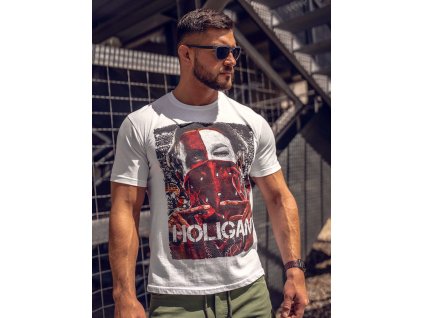 Pánské triko Bolf Holigan white (Velikost M)