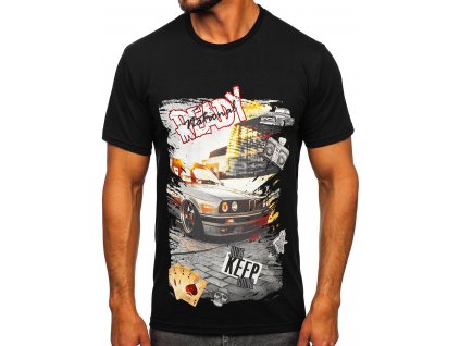 Pánské triko Bolf BMW Life Black (Velikost M)