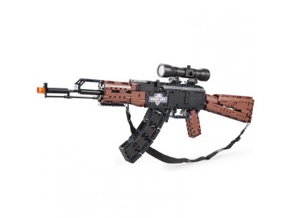 Stavebnice puška AK 47 - 738 dílů