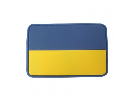 Nášivka vlajka UKRAJINA plast velcro