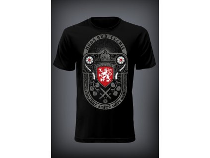 Pánské Triko Česká Krev HRDA BUĎ ČECHIE (Velikost M)