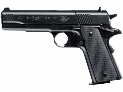 Vzduchová pistole Umarex Colt Government 1911 černý 4,5mm  + Sada bombiček CO2 ULTRAIR CARE KIT 12g ASG 10ks