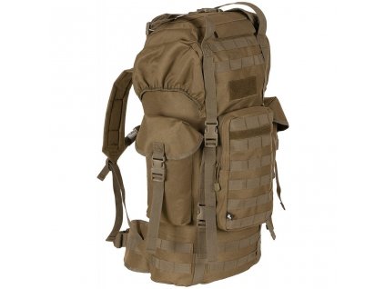 Batoh bojový MOLLE 65l polstrovaný + ALU výztuha COYOTE  + Doprava zdarma na další nákup