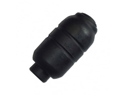 Granát cvičný gumový 400g házecí černý