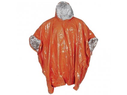Pončo EMERGENCY ALU ORANŽOVÉ/STŘÍBRNÉ