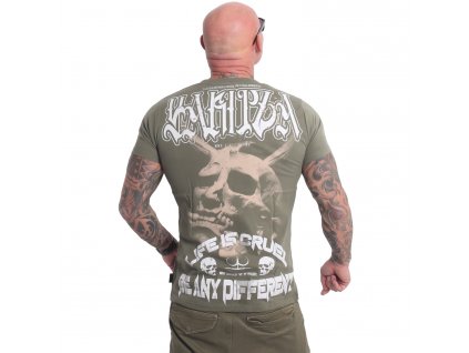 Pánské triko Yakuza Cruel TSB 22007 Grape leaf (Velikost M)