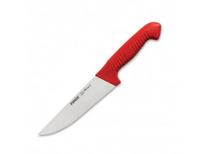 Řeznický porcovací nůž 135 mm - červený, Pirge PRO 2002 Butcher