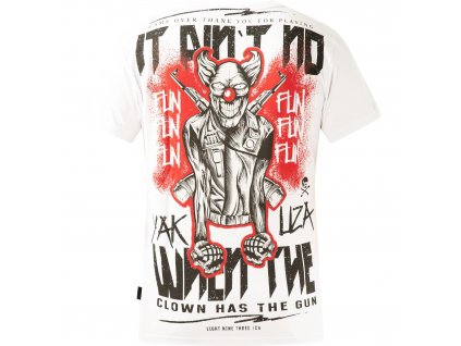 Pánské triko Yakuza No Fun TSB 17032 white (Velikost M)