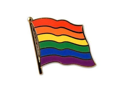 Odznak vlajka LGBT+