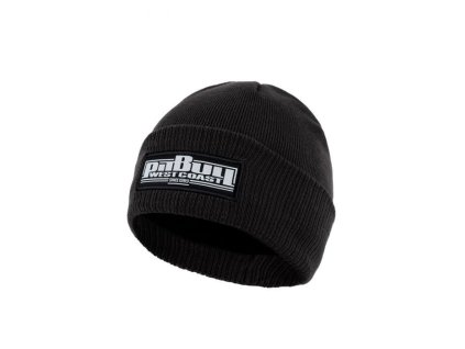 PitBull West Coast - zimní pletená čepice ONE TONE BOXING černá