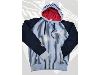 Pánská mikina s kapucí West Coast Choppers Long Beach (Velikost XXL)