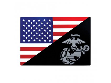 Samolepka USMC EAGLE/USA vlajka