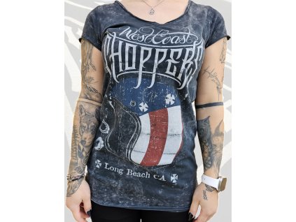 Dámské triko West Coast Choppers Long Beach