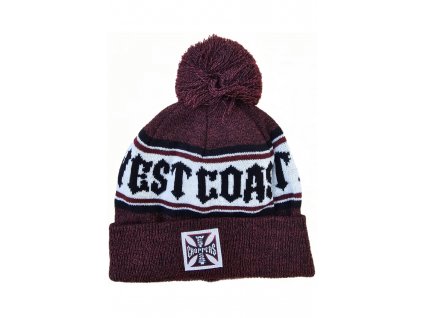Zimní kulich s bambulí West Coast Choppers (Velikost one size)