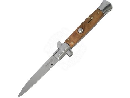 Vystřelovací nůž Stiletto – Olivové dřevo