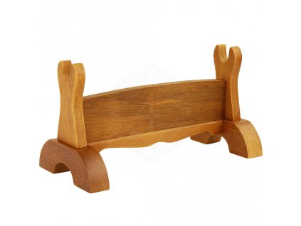 Rustikální stojan na jednu katanu