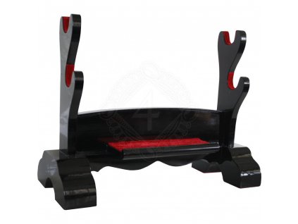 Luxusní stojan na tři samurajské meče