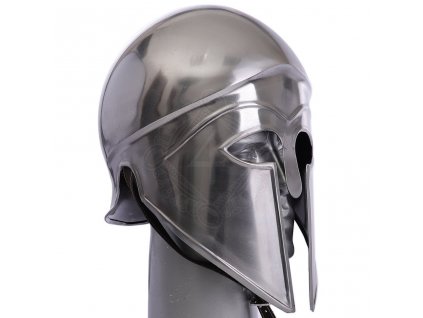 Korintská hoplítská přilba – ocelová replika s koženou výstelkou - Outlet