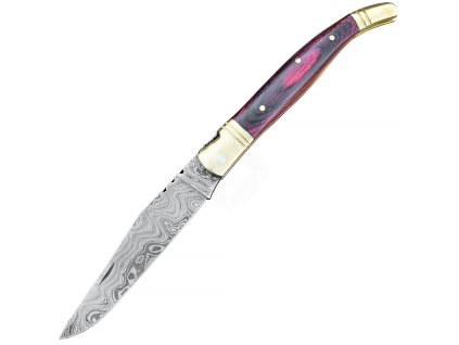 Zavírací nůž 22cm s damascénskou čepelí 176 vrstev