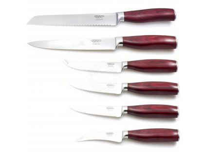 Sada kuchyňských nožů na grilování Ruby