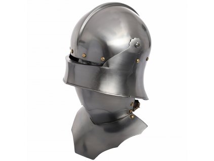 Německý gotický šalíř s podbradím kol 1480