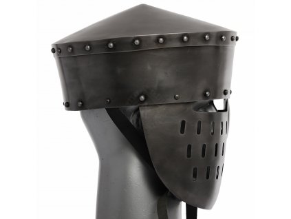 Přechodová kbelcová helma, konec 13. stol