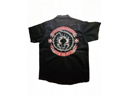Pánská košile West Coast Choppers Hells Guardians black (Velikost S)