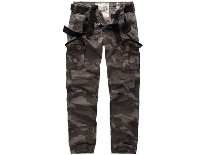 Kalhoty PREMIUM SLIMMY BLACK CAMO (velikost S)