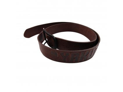 Kožený pásek Yakuza Premium 3174 dark brown (Velikost 100)