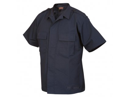 Košile služební krátký rukáv rip-stop MODRÁ  + Doprava zdarma na další nákup