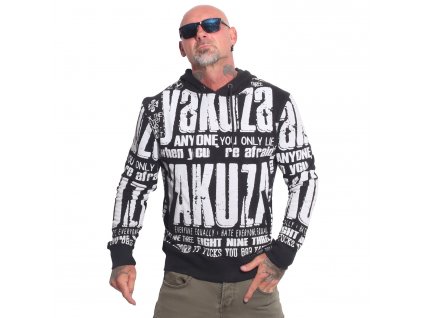 Yakuza Pánská mikina s kapucí Anyone 23006 black (Velikost M)