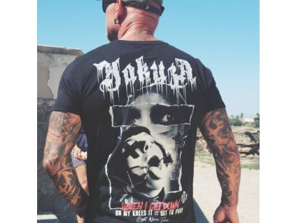 Pánské triko Yakuza Get Down 23027 black (Velikost M)