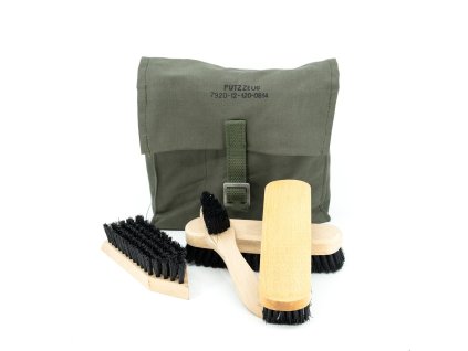 Sada kartáčů pro péči o obuv BW OLD armády použité