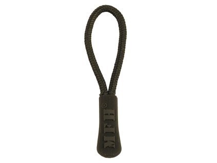 Šnůrka tahací na jezdec zipu logo MFH ZELENÁ