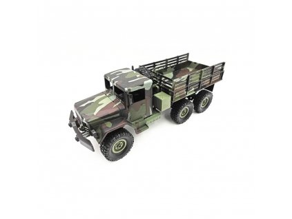 WPL RC vojenský truck M35 1:16 6x6 maskáčový RTR sada