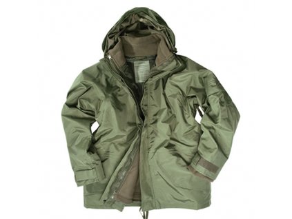 Bunda US s vložkou FLEECE ZELENÁ + Doprava zdarma na další nákup