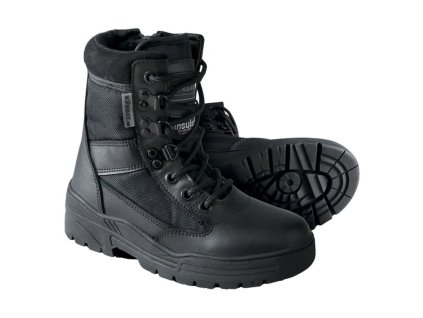 Boty dětské PATROL se zipem ČERNÉ