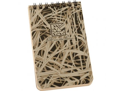 Blok voděodolný TOP-SPIRAL 3x5" notebook malý GRASS