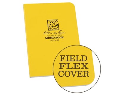 Blok voděodolný RITE IN THE RAIN Memo Book ŽLUTÝ