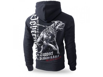 Pánská mikina se zipem Dobermans Aggressive DOBERMANS SUPPORT BZ220A (Velikost M)