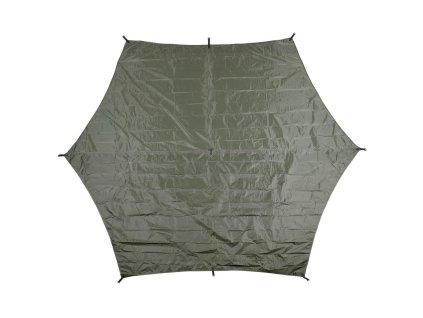 Plachta nepromokavá Hexagon-Tarp 3,4 x 3,1 m ZELENÁ