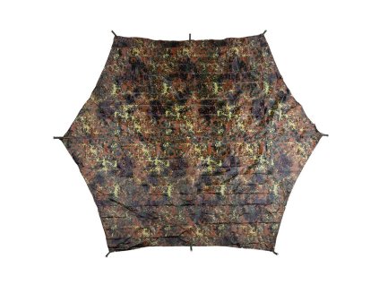 Plachta nepromokavá Hexagon-Tarp 3,4 x 3,1 m FLECKTARN